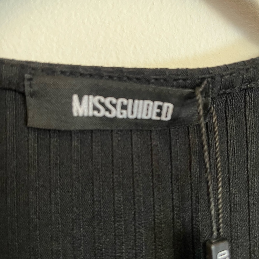 Missguided Jumpsuit Black Size 4 NWOT 004 - Picture 10 of 11